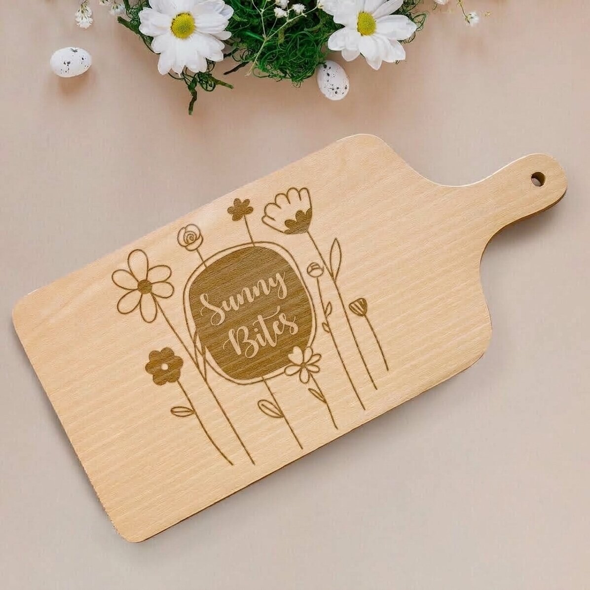Cortador personalizado con mensaje - Platos soleados