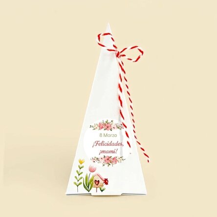 Kit para plantar flores personalizado con texto - Flores