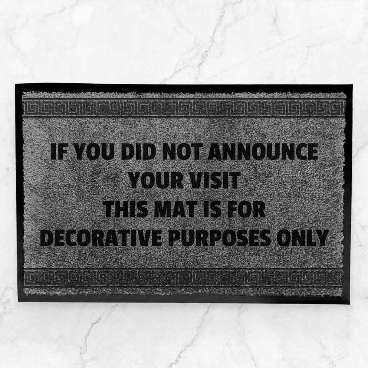 Felpa de entrada para interiores personalizada - Visita sin previo aviso