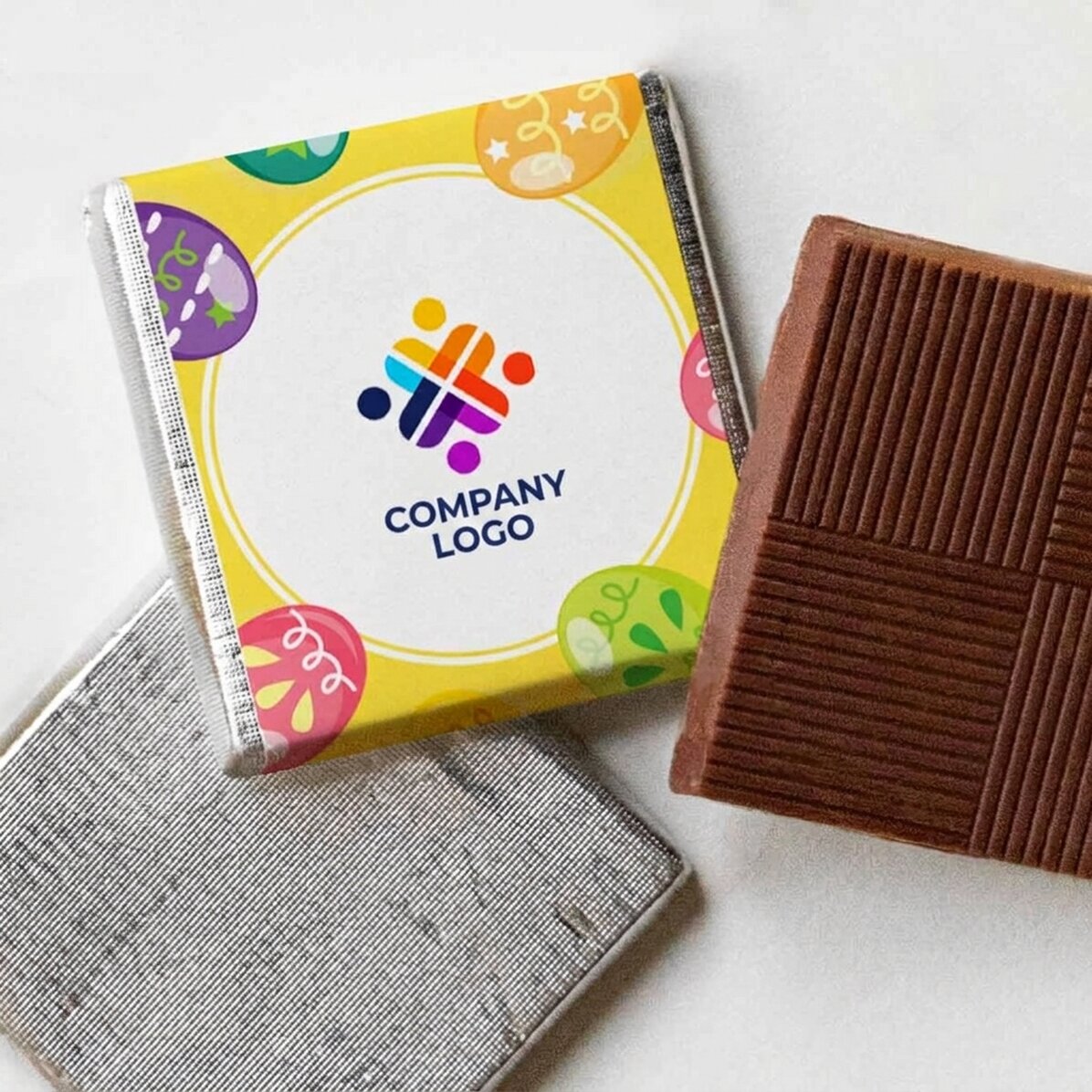 Mini bombones personalizados con logotipo - Pascua