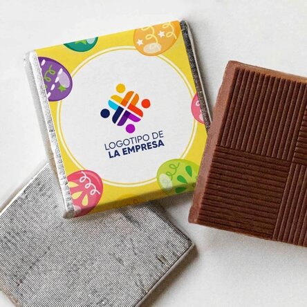 Mini bombones personalizados con logotipo - Pascua