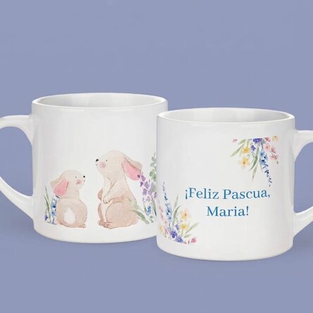 Vaso personalizado para niños con nombre - ¡Feliz Pascua!