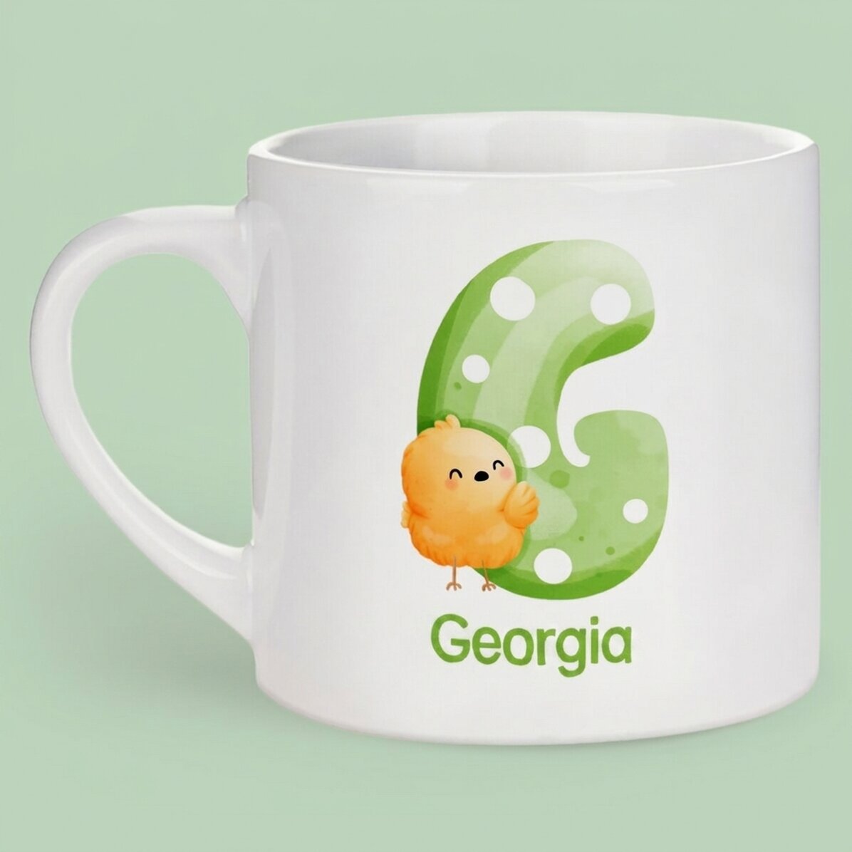 Taza personalizada para niños con texto - Cute
