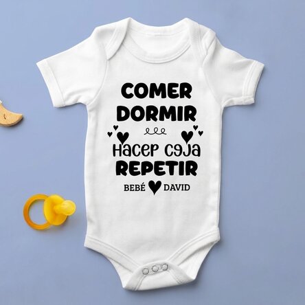 Body para niños personalizado con texto - Repeat