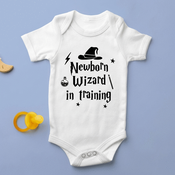 Body para niños personalizado con texto - Mago/bruja