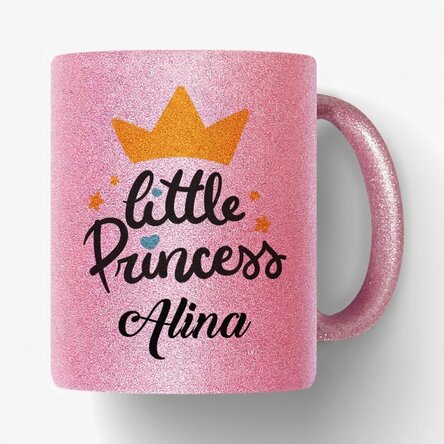 Personalised mug with text - Princess