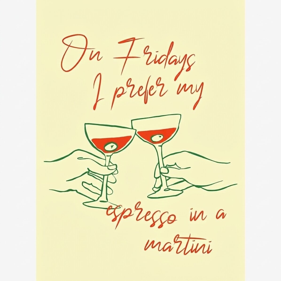 Póster del Espresso Martini