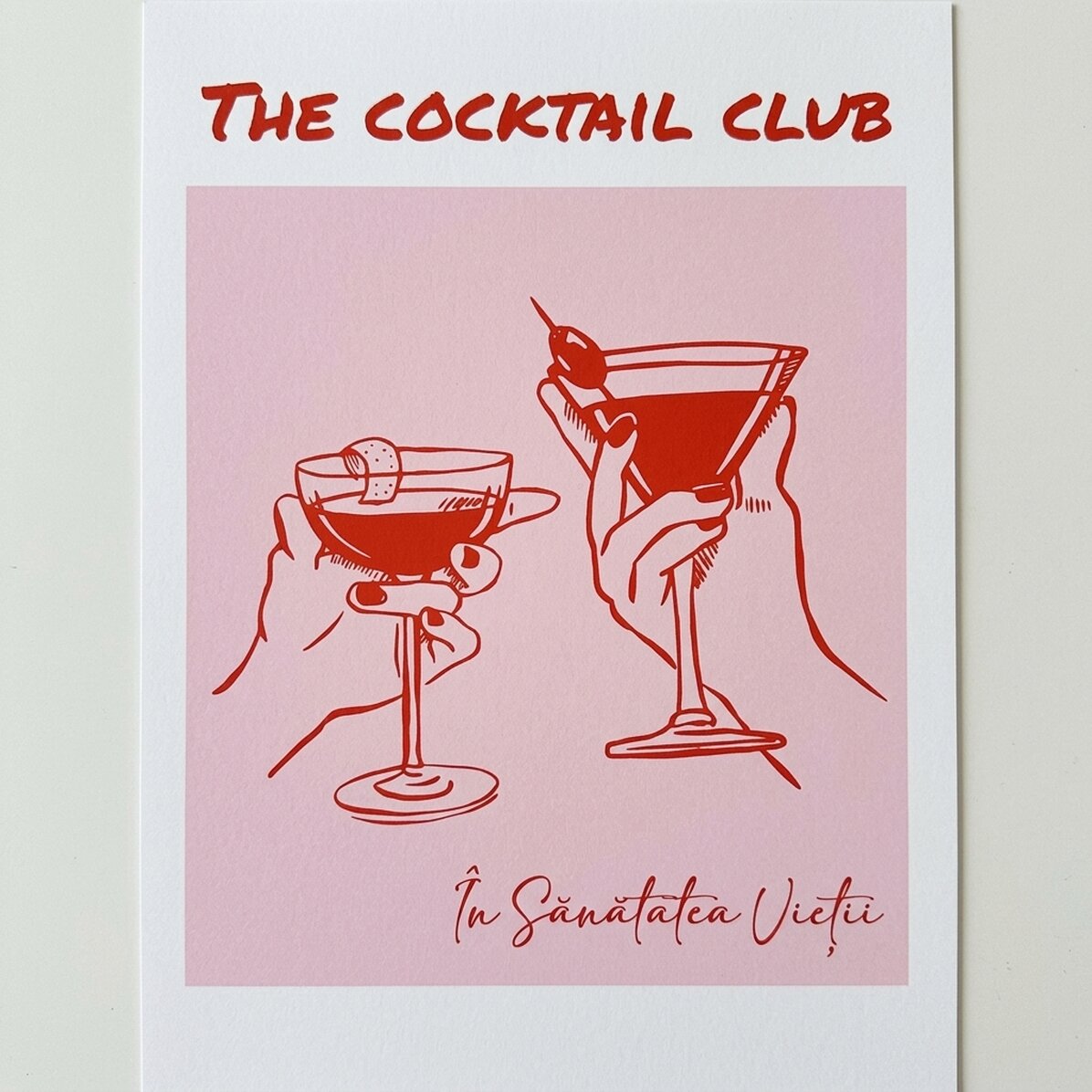 Cartel de «The Cocktail Club»