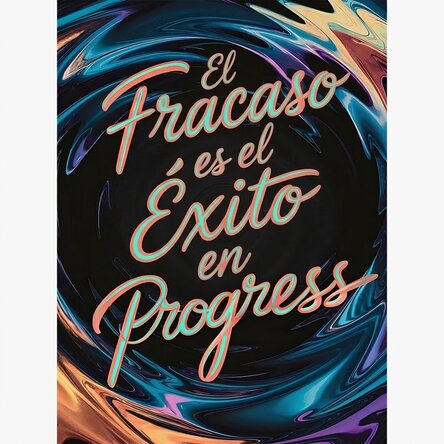 Cartel: «El fracaso es un paso hacia el éxito»