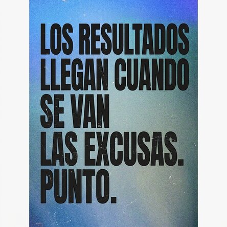 Los resultados llegan cuando desaparecen las excusas