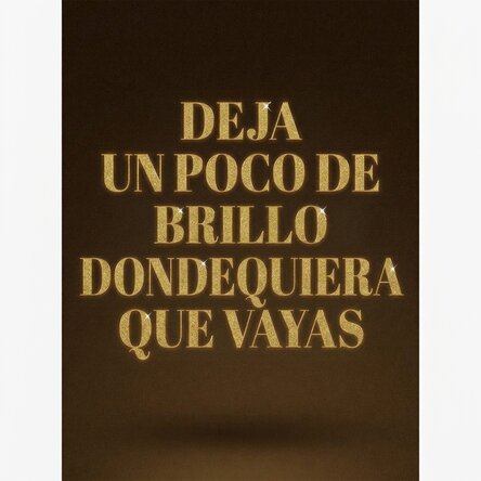 Cartel «Leave a spark»