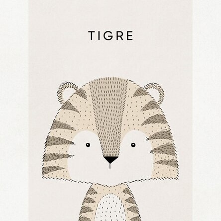 Póster del tigre
