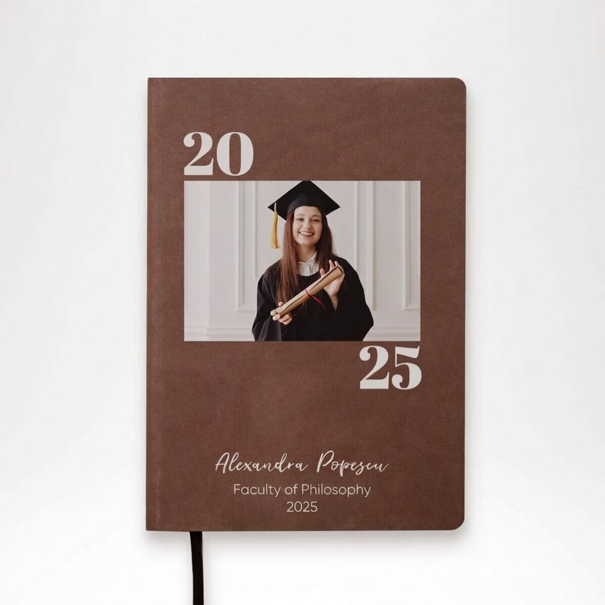 Agenda personalizada con foto y mensaje - Graduación