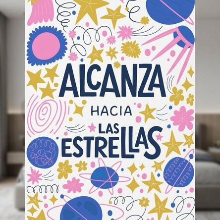 Cartel «Reach for the stars»