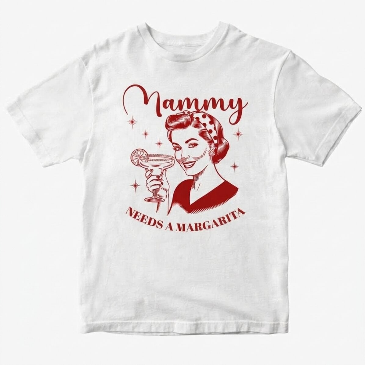 Camiseta de algodón personalizada - Mamacita necesita una margarita