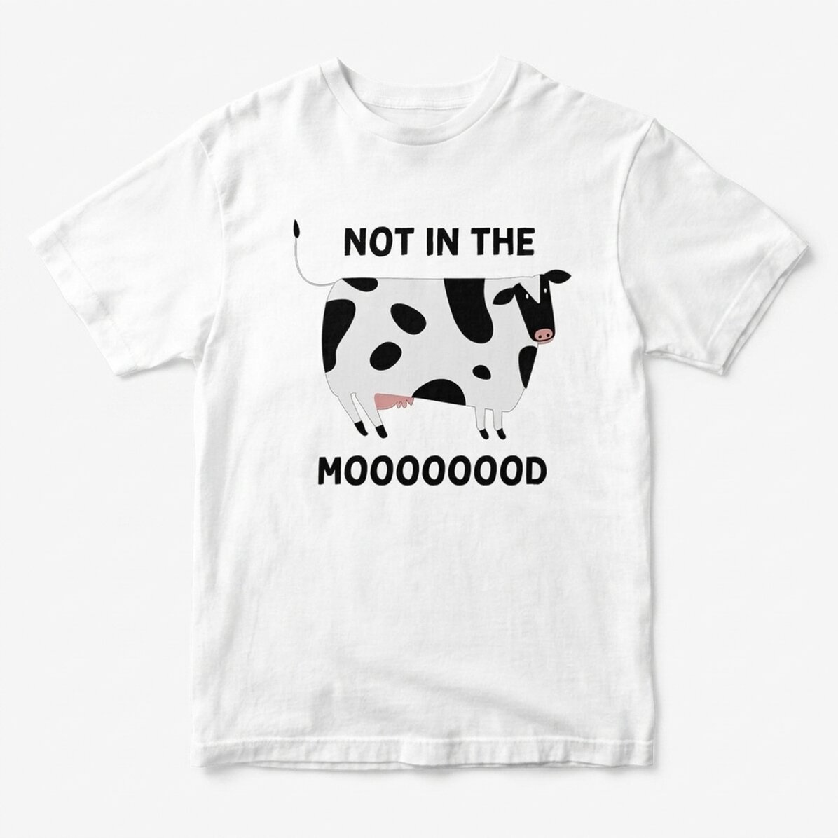 Camiseta de algodón personalizada - Not in the MOOd