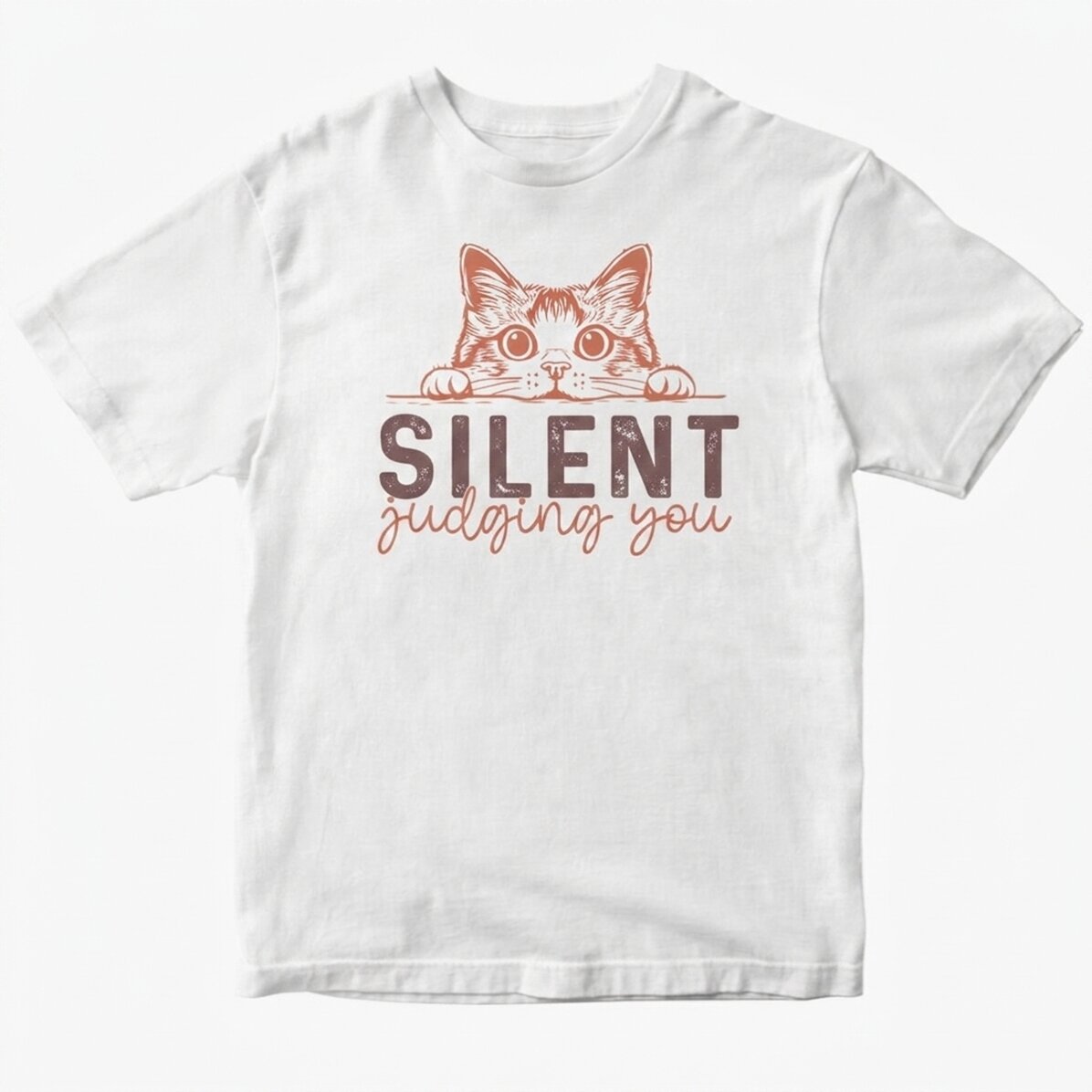 Camiseta de algodón personalizada - Judging you