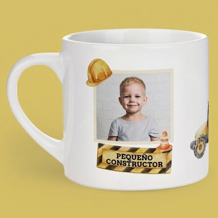 Taza personalizada para niños con foto y mensaje - Artículos