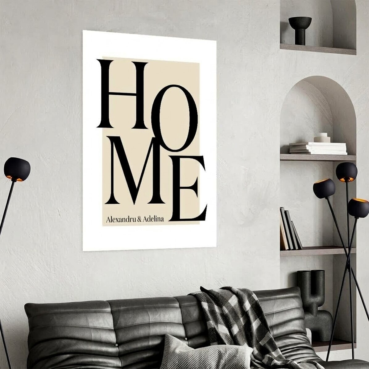 Póster personalizado con texto - Inicio