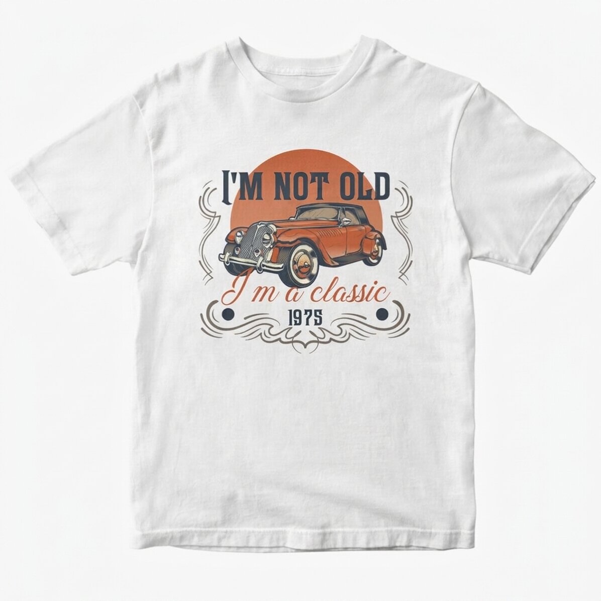 Camiseta de algodón personalizada con el texto «I