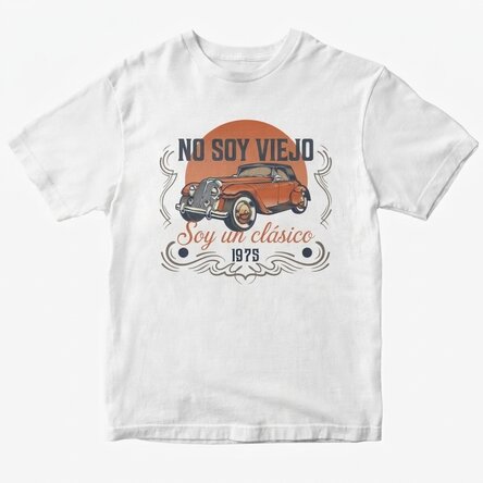 Camiseta de algodón personalizada con el texto «I