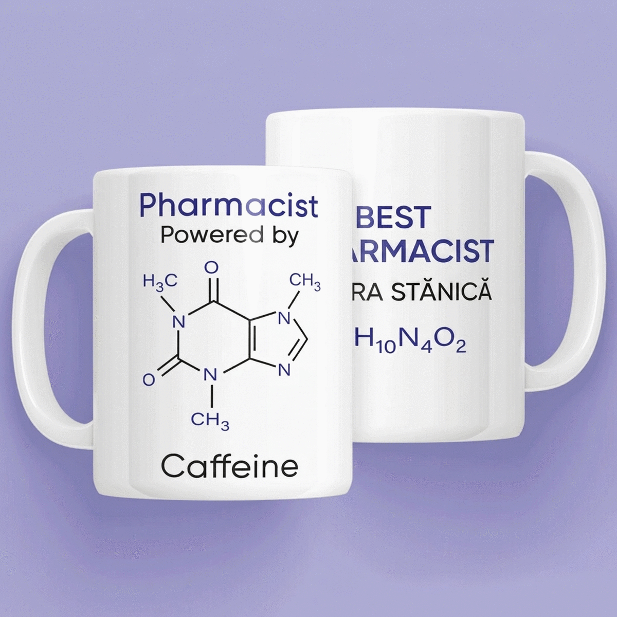 Taza personalizada con texto - Farmacéutico