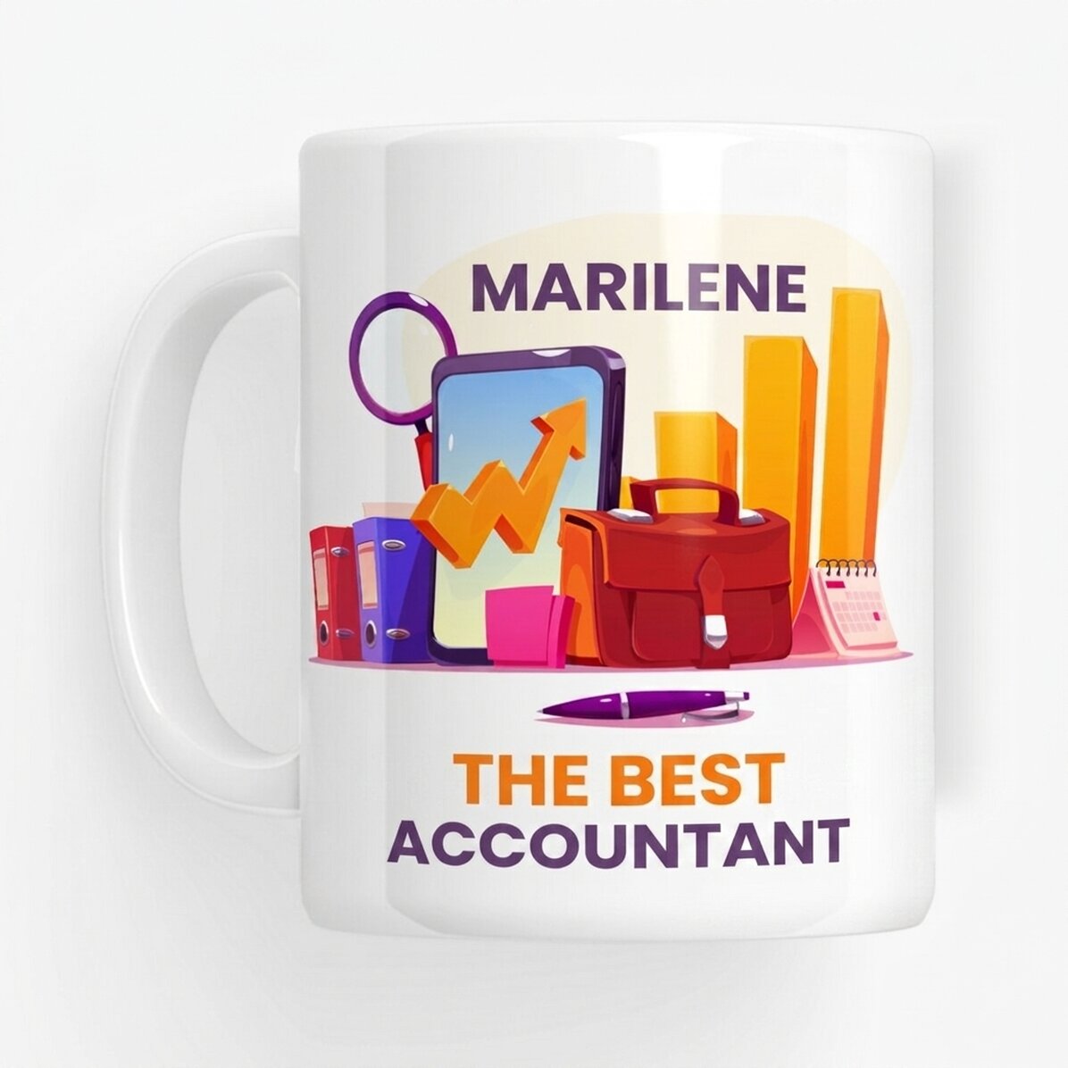 Taza personalizada con texto - Contable