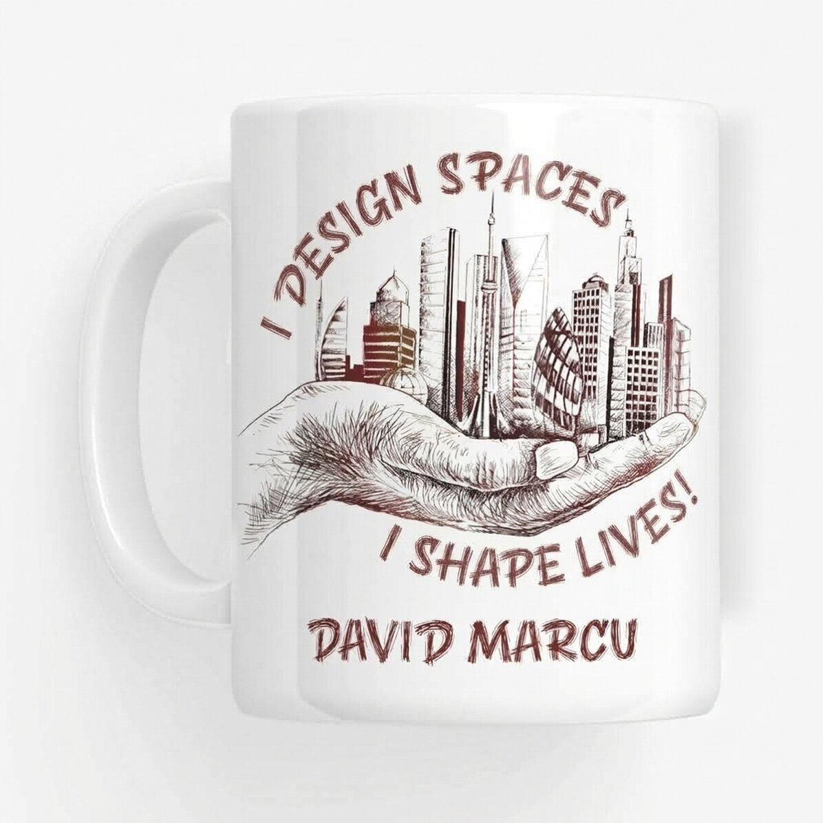 Taza personalizada con texto - Arquitecto