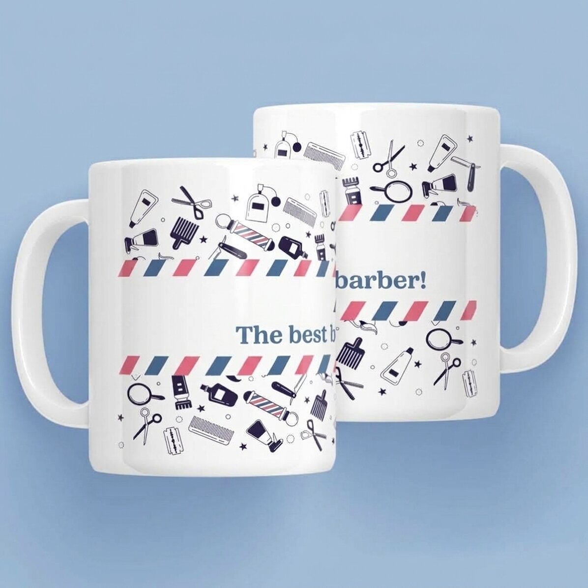 Taza personalizada con texto - Peluquero