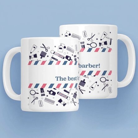 Taza personalizada con texto - Peluquero