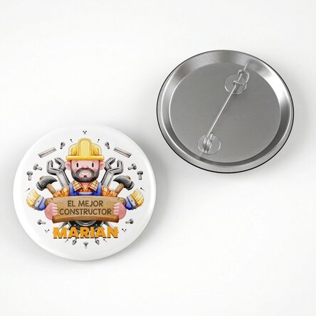Chapa personalizada con texto - El mejor creador