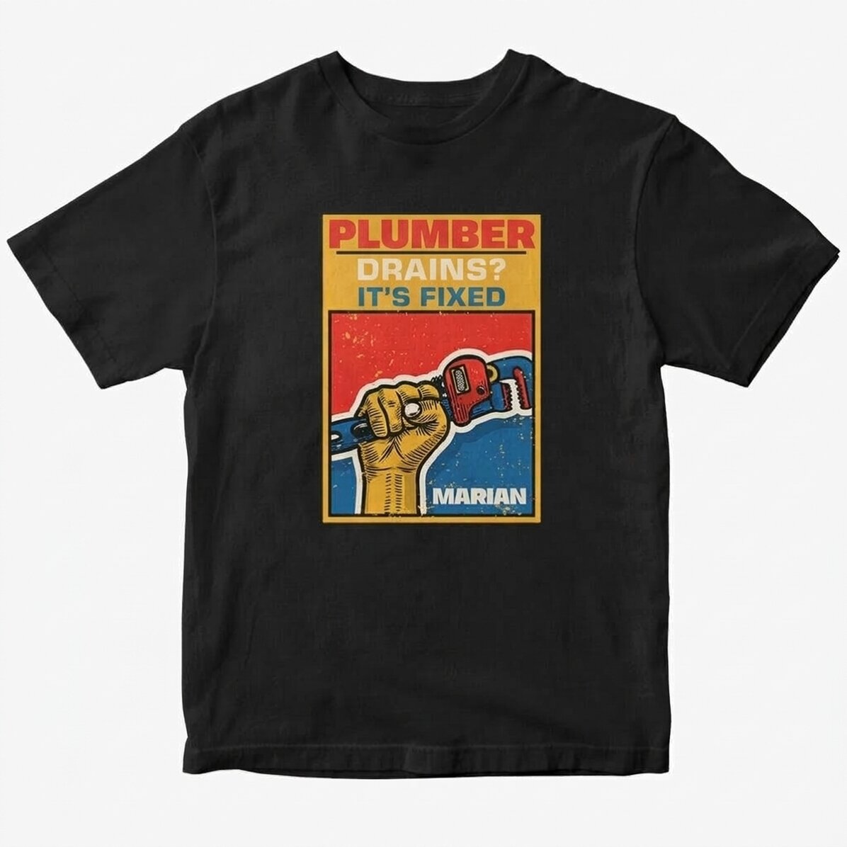 Camiseta de algodón personalizada con texto - Llave Stillson