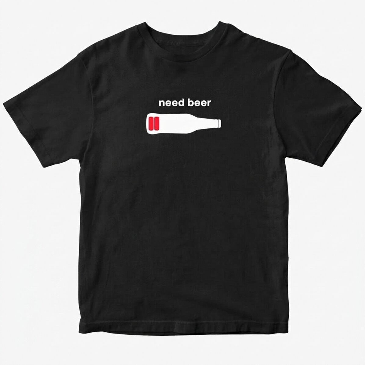 Camiseta de algodón personalizada - Beer battery
