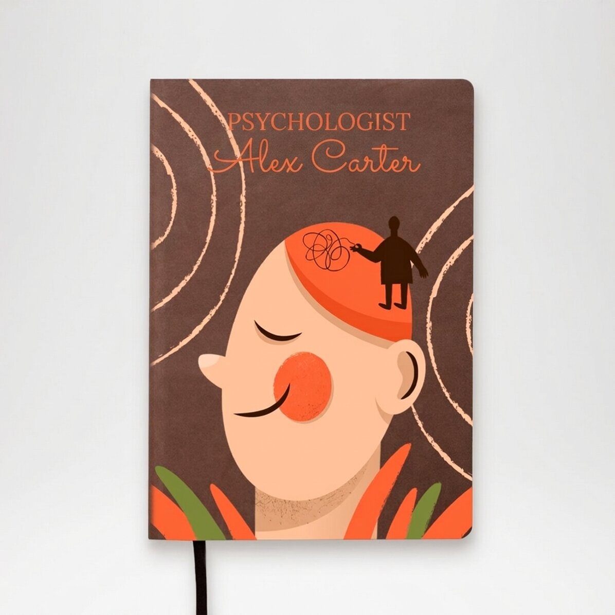 Agenda personalizada con texto - La agenda del psicólogo