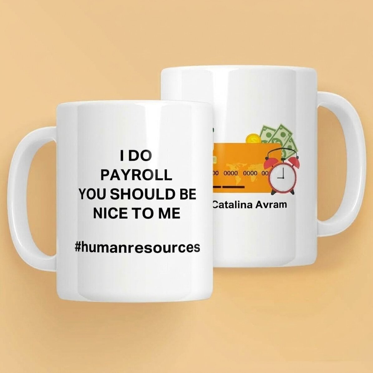 Taza personalizada con texto - HR