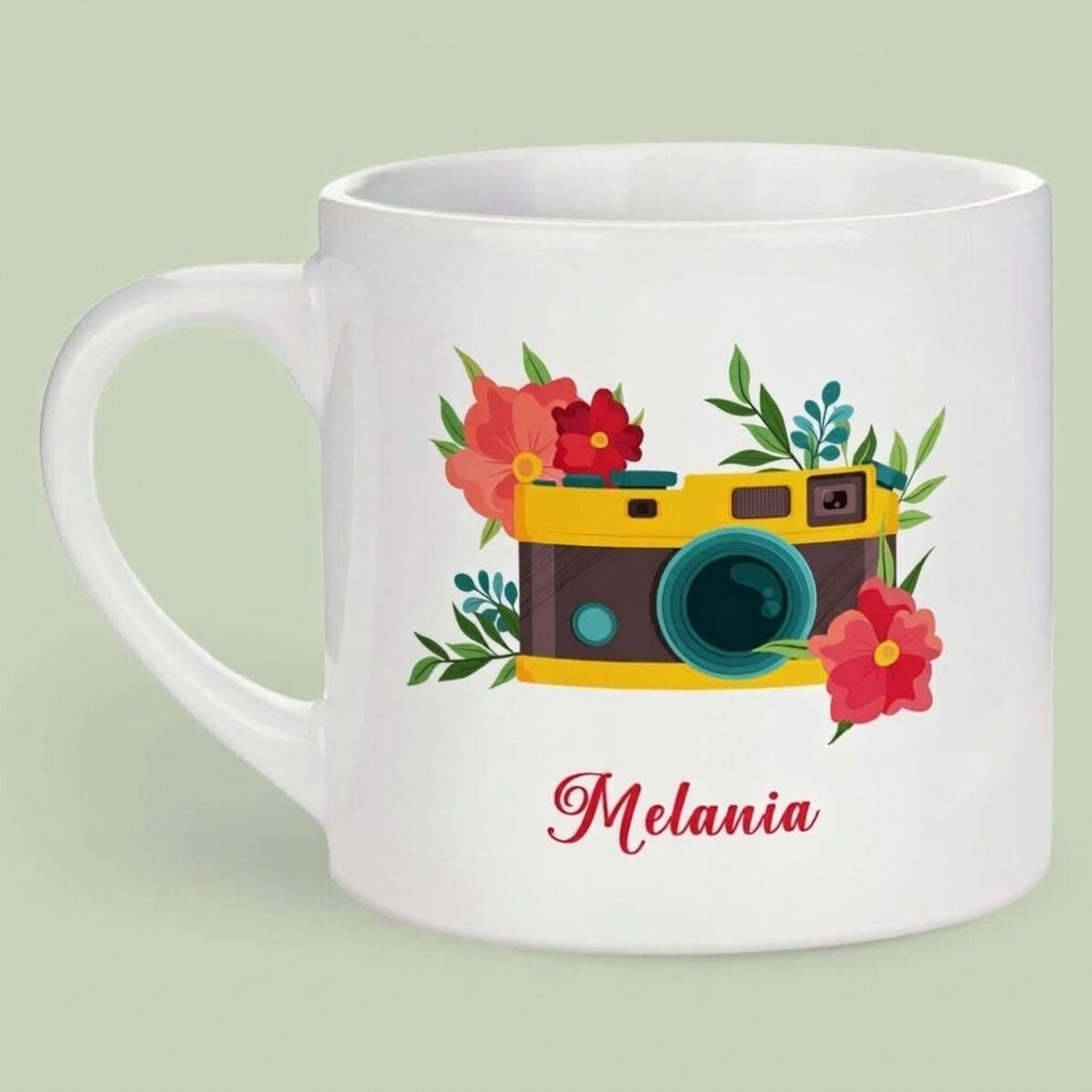 Taza de espresso personalizada con nombre - Fotógrafo