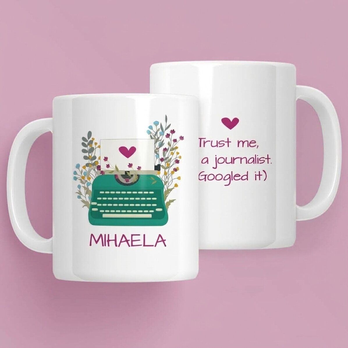 Taza personalizada con texto - Periodistas