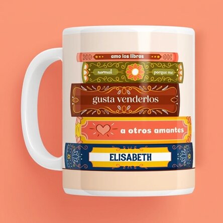 Taza personalizada con texto - Librar