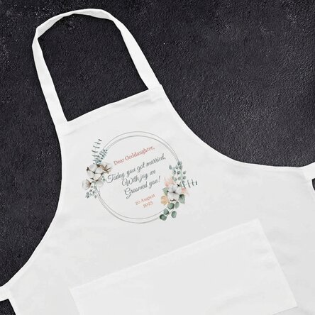 Personalised apron with message - Dezgatit Mireasa