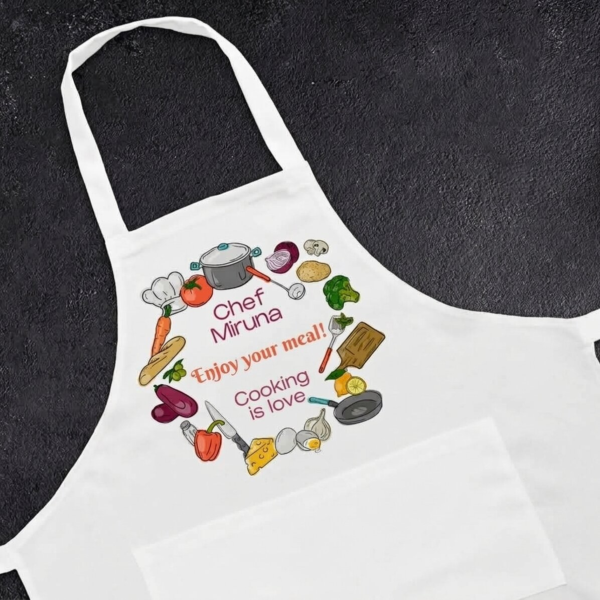 Juego personalizado con texto - Kitchen tale