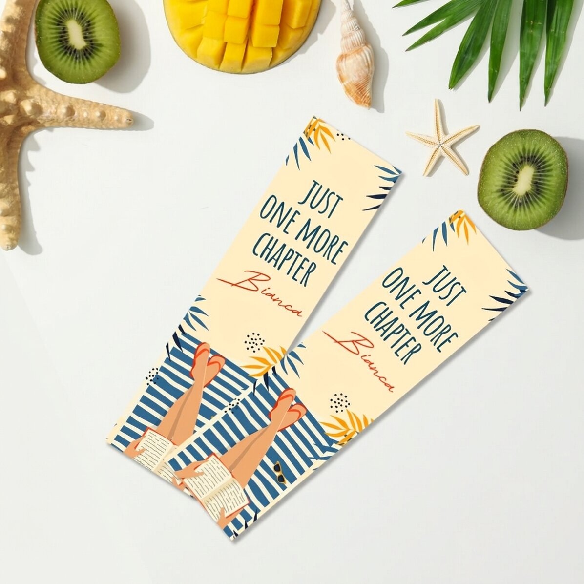 Marcapáginas personalizado con texto - Summer