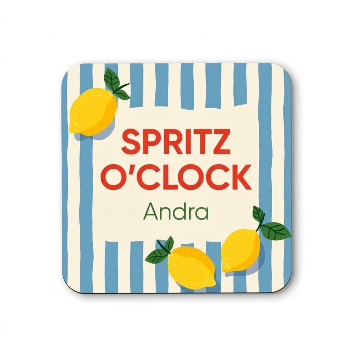 Portavasos personalizado con texto - Spritz O’Clock