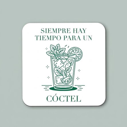 Posavasos personalizado con texto: «Always»