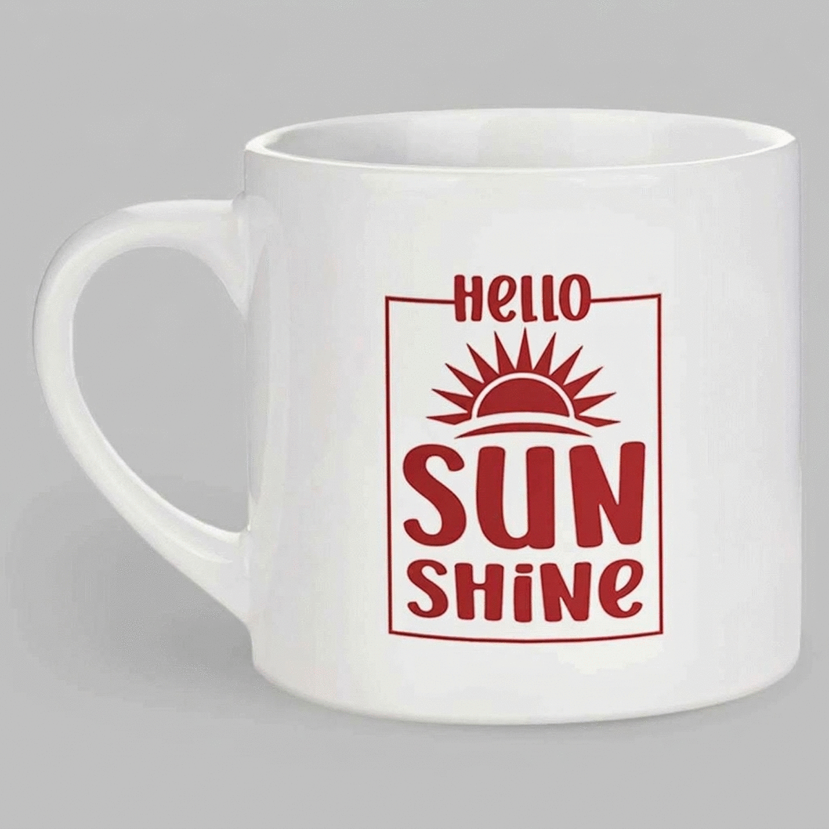 Taza de espresso personalizada con texto - Sunshine