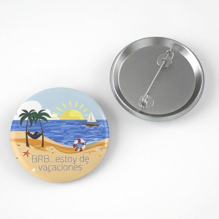 Chapa personalizada con mensaje - Summer