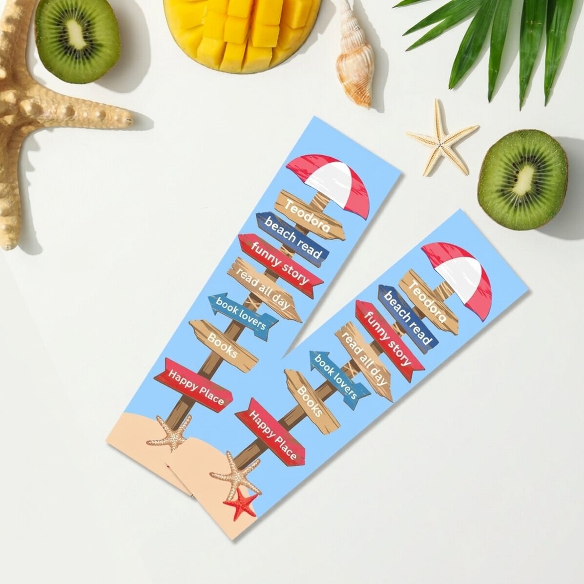 Marcapáginas personalizado con texto - Libros
