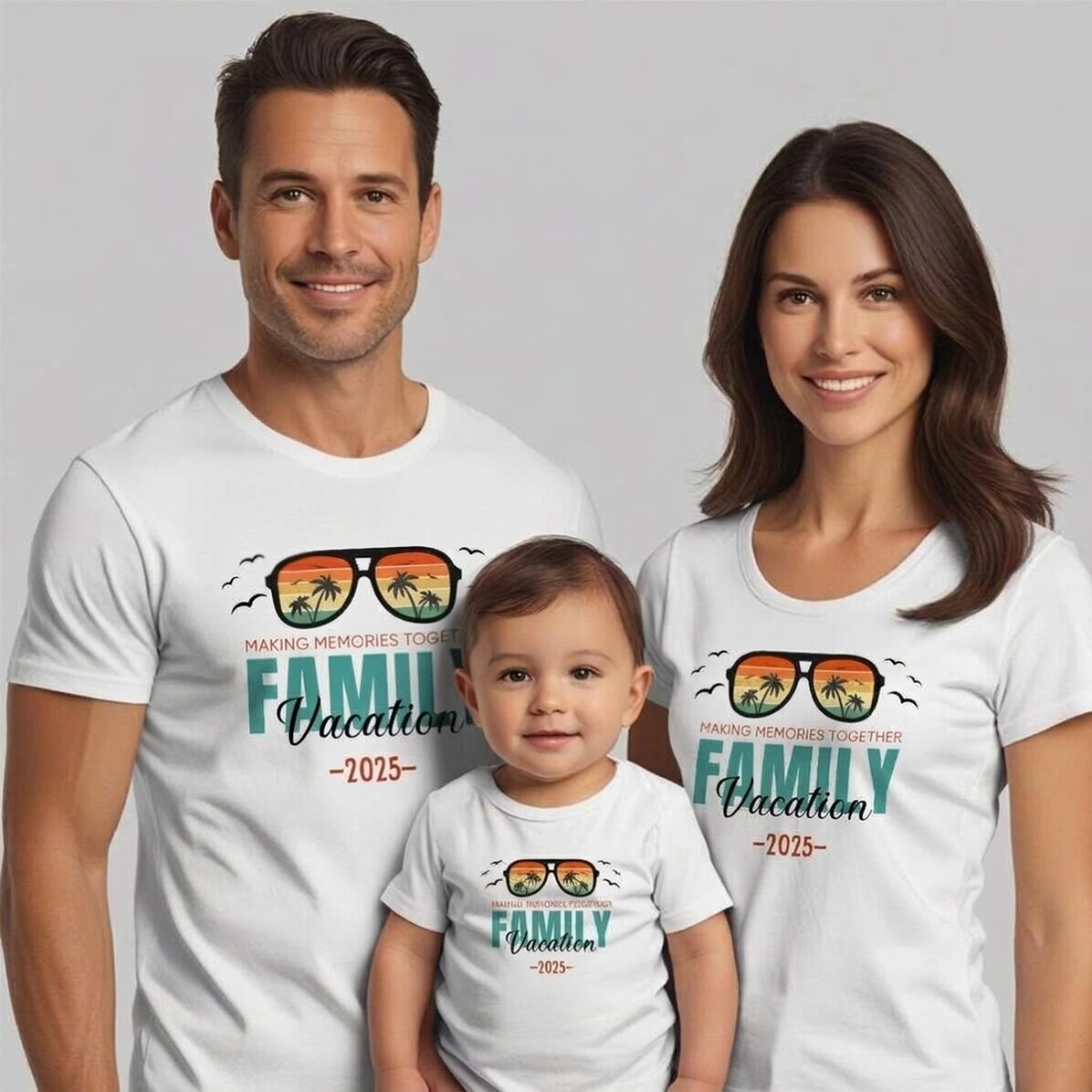 Camiseta de algodón personalizada para niños/adultos - Making Memories