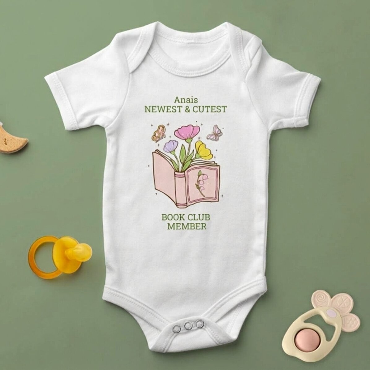 Body para niños personalizado con texto - Books