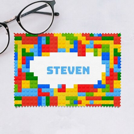Paño personalizado para limpiar pantallas y gafas - Lego