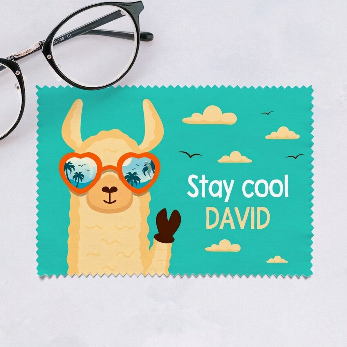 Paño personalizado para limpiar pantallas y gafas - Cool